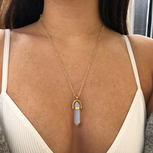 Load image into Gallery viewer, Hexagonal Column Quartz Necklaces