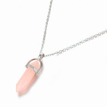 Load image into Gallery viewer, Hexagonal Column Quartz Necklaces