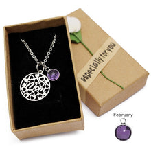 Load image into Gallery viewer, Birthstone Mom Necklace