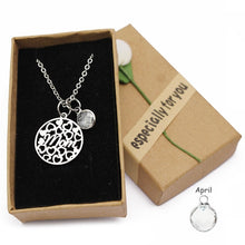 Load image into Gallery viewer, Birthstone Mom Necklace