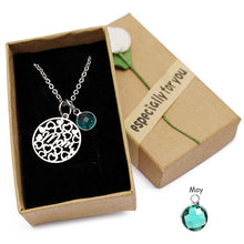 Load image into Gallery viewer, Birthstone Mom Necklace