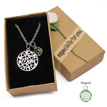 Load image into Gallery viewer, Birthstone Mom Necklace