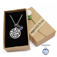 Load image into Gallery viewer, Birthstone Mom Necklace