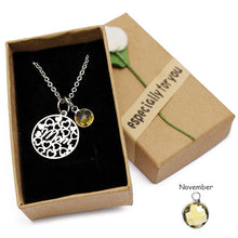 Load image into Gallery viewer, Birthstone Mom Necklace