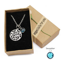 Load image into Gallery viewer, Birthstone Mom Necklace