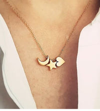 Load image into Gallery viewer, Star &amp; Moon Necklaces